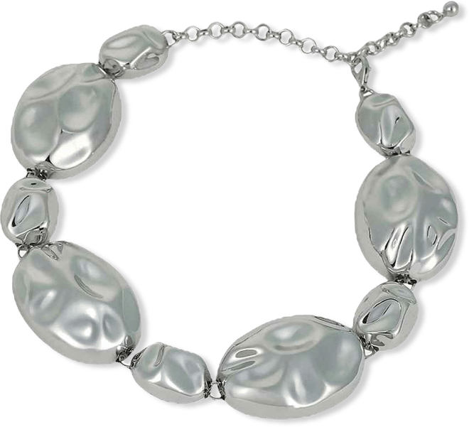 Women's The Chunky Dented-Pierre Collar Necklace