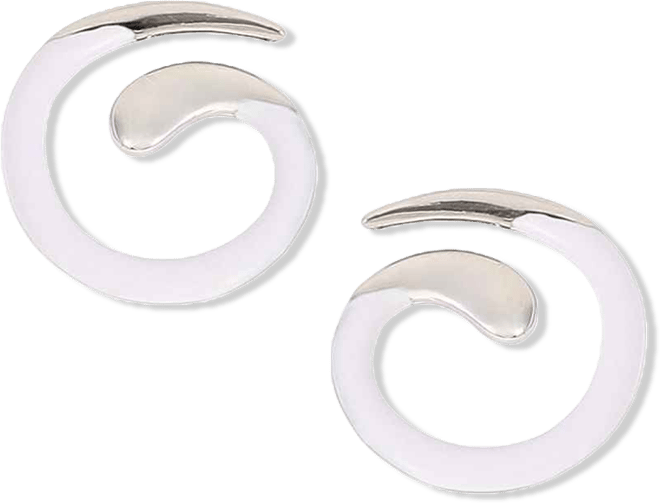 Women's The Enamel-Spirale Stud Earrings