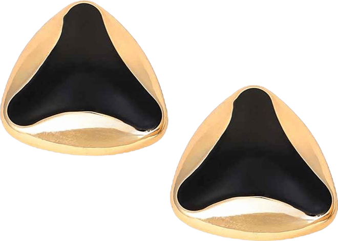 Women's The Enamel-Triad Stud Earrings