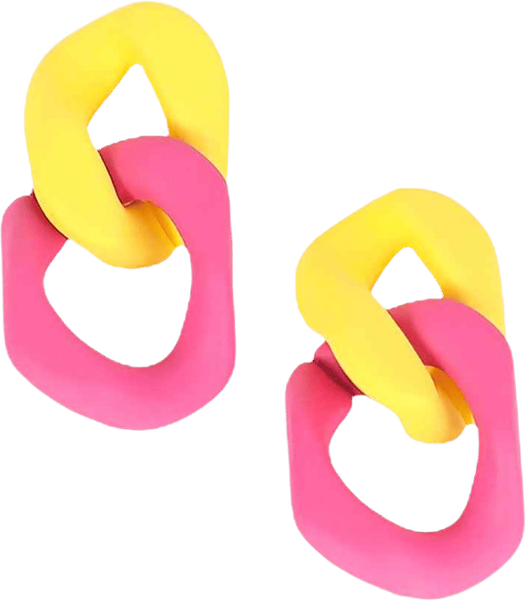 Women's The Block-Link Drop Earrings