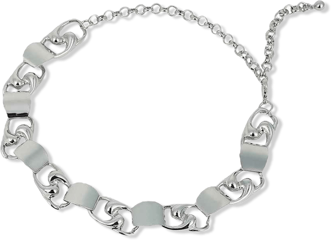 Women's The SwirlBlock-Link Chain Necklace