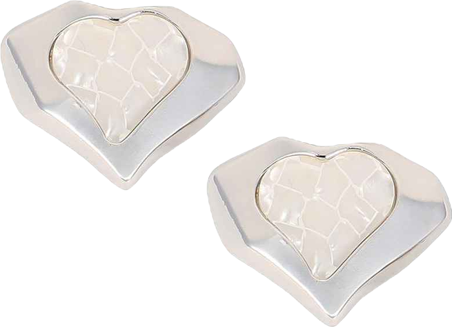 Women's The Coeur-Edge Stud Earrings