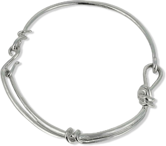 Women's The Knotted-Bar Collar Necklace