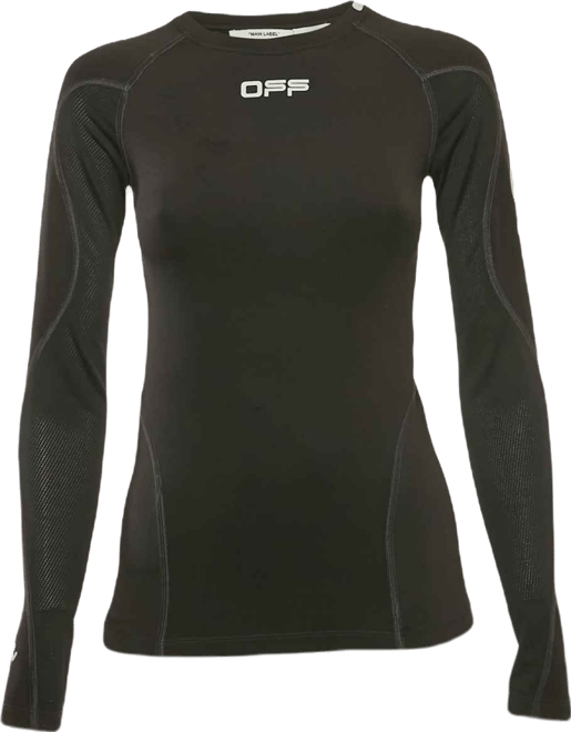 Women's Black Jersey Long Sleeve T-Shirt