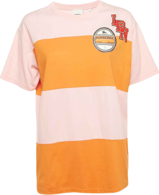 Women's Logo Applique Cotton Crew Neck T- Shirt