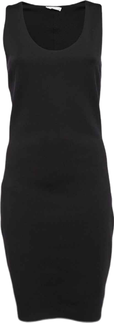 Women's Black Jersey Sleeveless Bodycon Dress