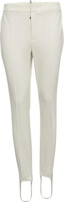 Women's Grenoble White Technical Jersey Stirrup Ski Pants