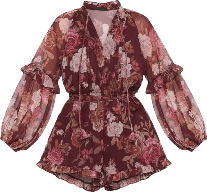 Women's Delaney Long Sleeve Romper