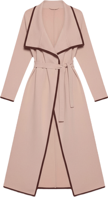 Women's Vallis Contrast Trim Long Cardigan