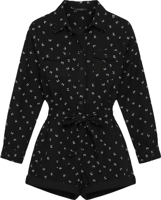 Women's Niqui Long Sleeve Romper