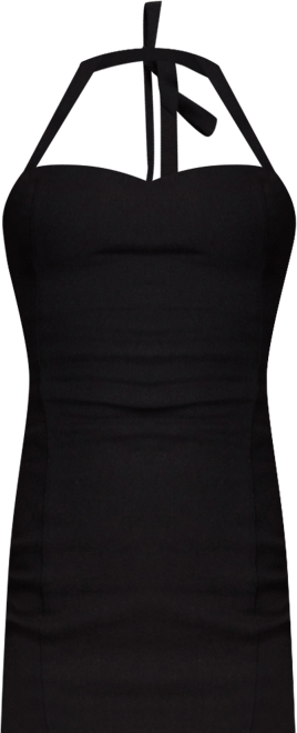 Women's Stajey Twill Halter Mini Dress