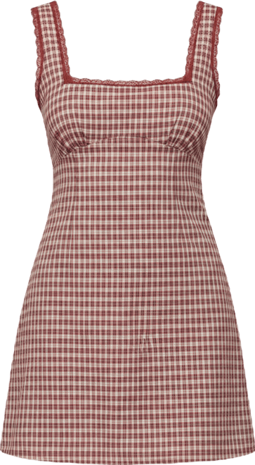 Women's Clarren Lacey Gingham Mini Dress