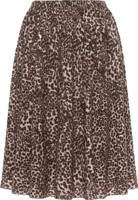 Women's Isla Elastic Waist Shirred Midi Skirt