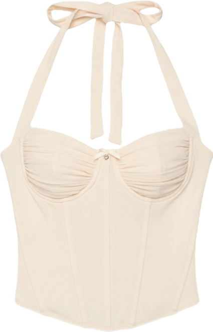 Women's Abigail Ruched Halter Corset
