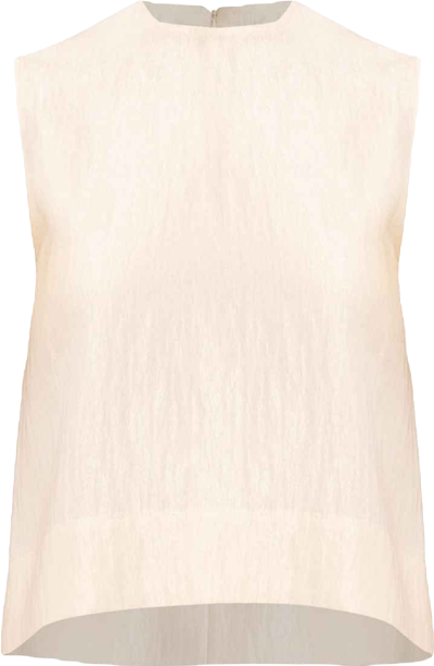 Women's Sleeveless Round Neck Top