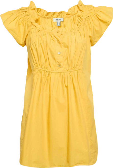 Women's Yellow Cotton Tunic