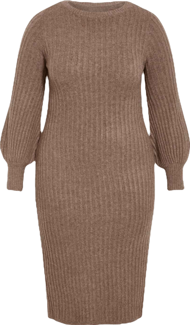 Women's Plus Size Sasha Rib Dress