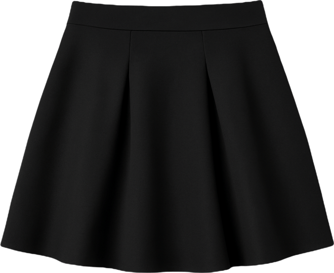 Women's Plus Size Flouncy Pleated Mini Skirt