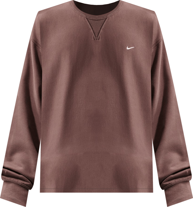 Nike Solo Swoosh Fleece-Rundhalsshirt für Herren