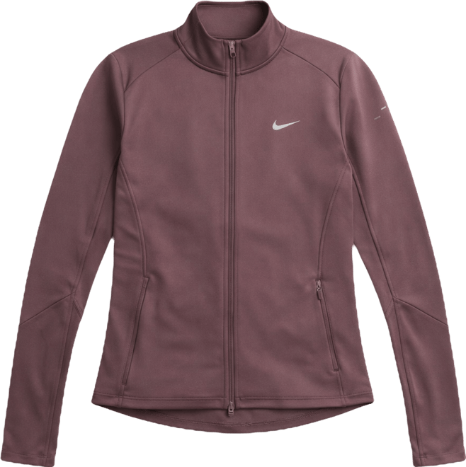 Nike Swift Playera de correr Dri-FIT de cierre completo capa intermedia para mujer