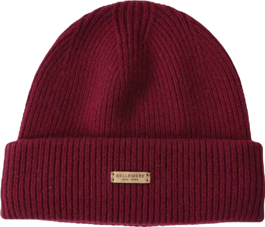 Men's Unisex Ribbed Lambswool Beanie
