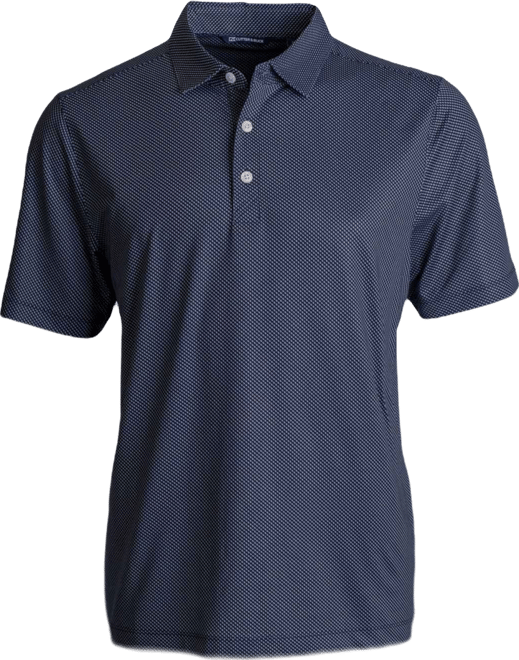 Big & Tall Pike Eco Symmetry Print Stretch Recycled Polo Shirt