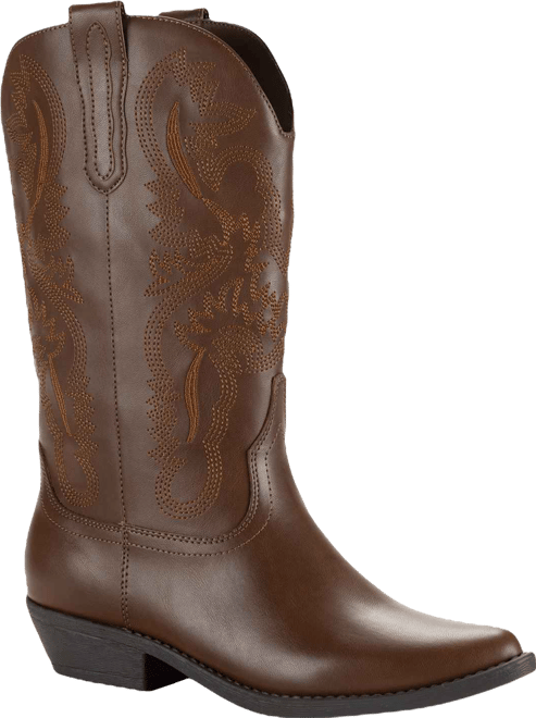 Women's Denise Block Heel Western Boots, Macy's Exclusive