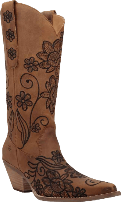 Women's Western Swing Leather Boot