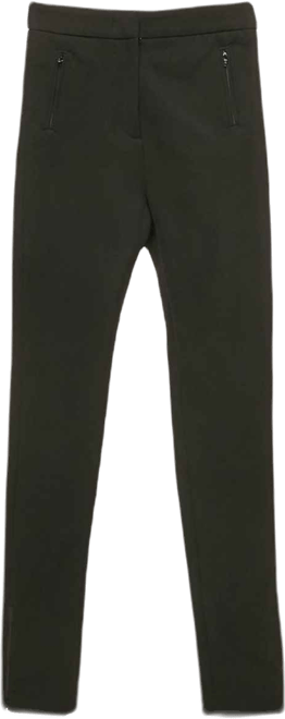 Women's Black Gabardine Trousers