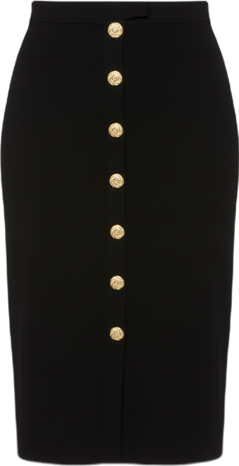 Women's Carla Front Button Down Midi Skirt