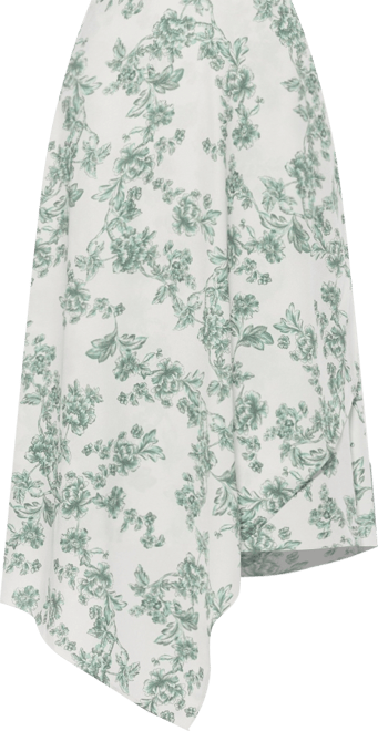 Women's Jess Asymmetric Midi Skirt