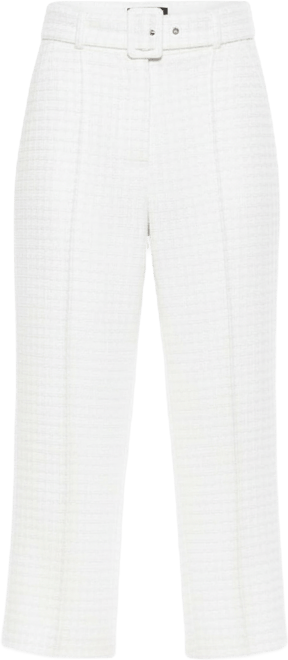 Women's Caden Tweed Belted Wide Leg Pants