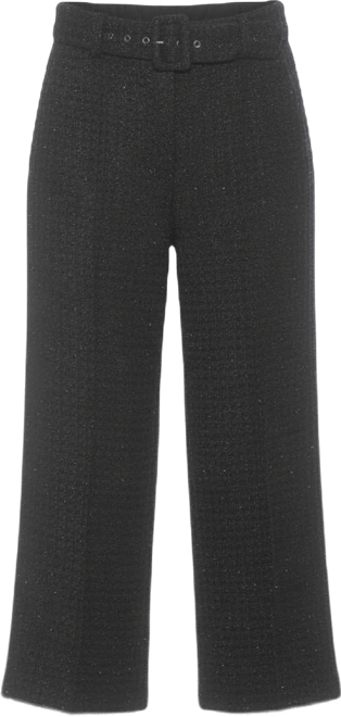 Women's Caden Tweed Belted Wide Leg Pants