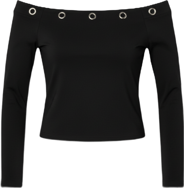 Women's Trina Grommet Off Shoulder Top