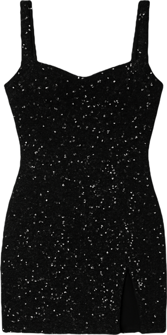 Women's Julieta Sequin Slit Mini Dress