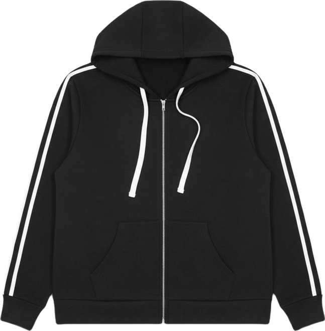 Women's Side Stripe Zip Hoodie