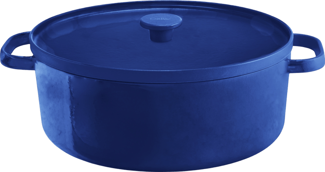 Enameled Cast Iron 7-Qt. Dutch Oven Blue, Macy's Exclusive