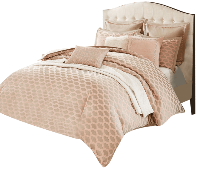Madison Park Signature - Romance Comforter Set - Pink - Queen