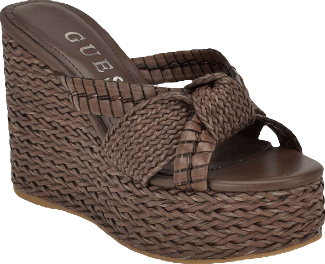 Women's Eveh Knotted Jute Wrapped Platform Wedge Sandals