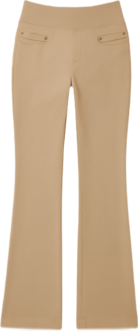 Women's Within Flex-Fit Pull-On Bootcut Gap-Free Stretch Denim Jeans