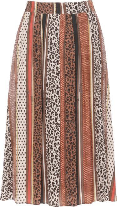 Women's Oren Long Pleated Midi Skirt