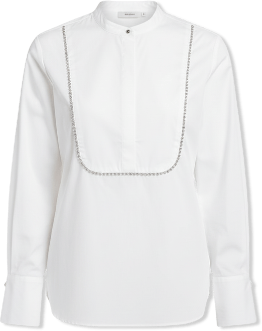 Women's Beaded Shirt Blouse Top