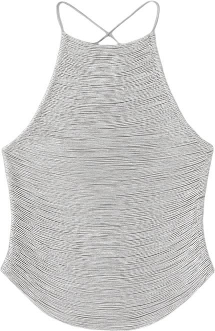 Women's Kalana Crisscross Backless Fringed Top