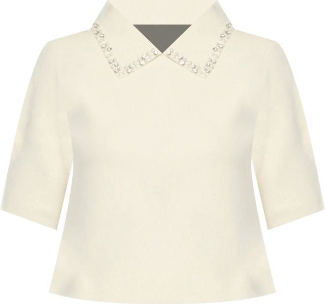 Women's Embellished Collar Knit Top Shawl Sweater