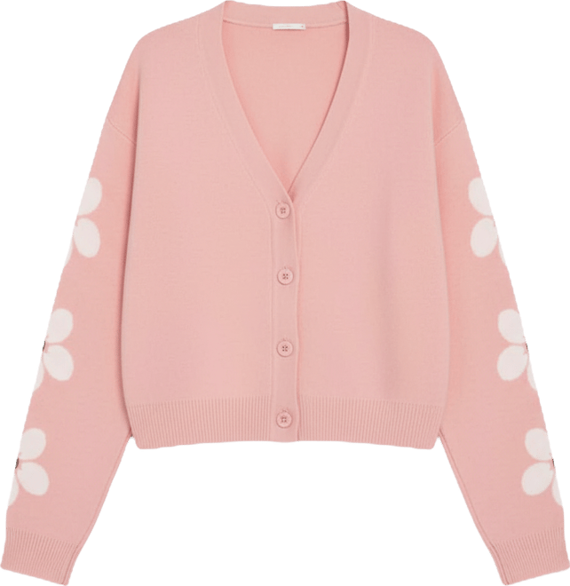 Women's Lantana Flower Sleeve Cardigan