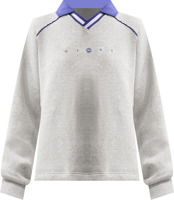 Nike Sportswear Phoenix Fleece Women's Oversized Graphic Polo Top