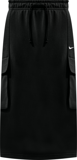 Nike Sportswear Phoenix Fleece Falda midi cargo para mujer