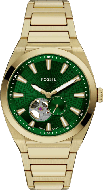 Men's Everett Automatic Gold-Tone Stainless Steel Watch, 42mm