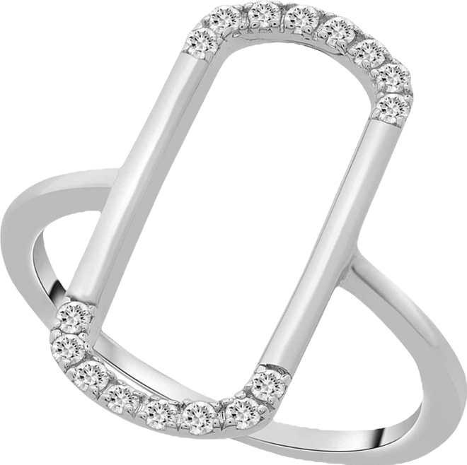 Diamond Ring (1/6 ct. t.w.) in Sterling Silver