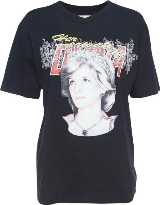 Women's Retro Print Cotton Half Sleeve T-Shirt